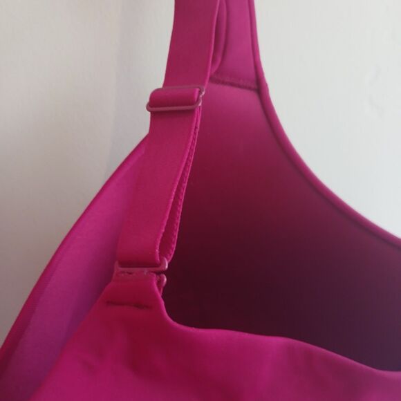 Ambrielle T Shirt Bra Size 46DDD Hot Pink Smooth Cup Underwire Barbiecore - Picture 7 of 8